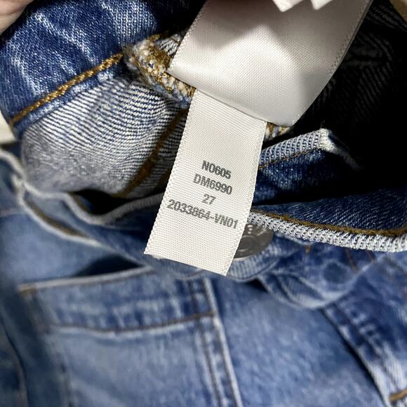 NEW Madewell The Emmett Wide-Leg Full Length Jean Patch Pocket Edition 27 - Picture 8 of 11